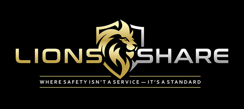 LionsShare Logo - Where Safety Isn't A Service, It's A Standard